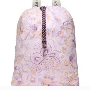 Victoria's Secret Packable Beach Towel Backpack, Purple, GUC